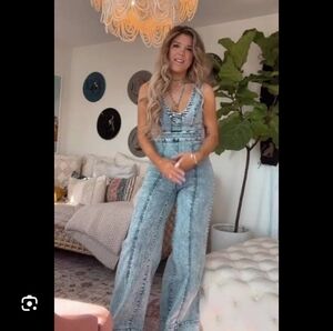 Venus Women's Denim Jumpsuit